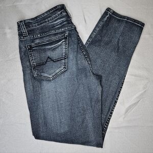 Urban Pipeline Max‎ Flex Slim Straight Dark Wash Jeans Mens 34x31 Stretch Denim